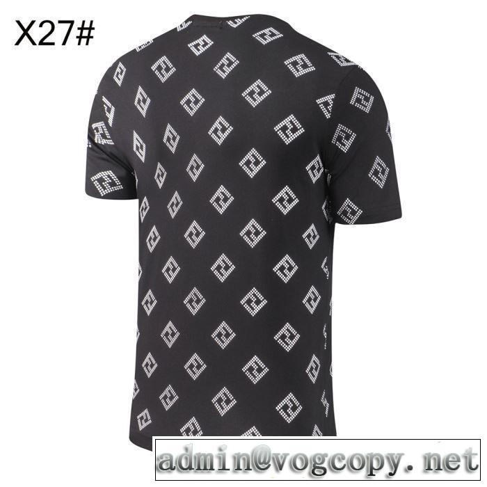 半袖Tシャツ  大人のカジュアルスタイル  フェンディ洗練された印象に  FENDI 3色可選 2019春夏は人気定番