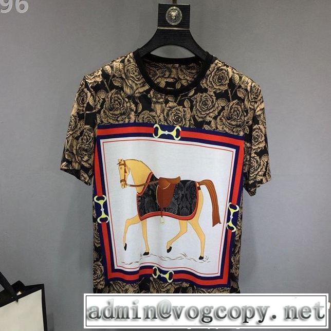 気持ちいい真夏日にぴったり 素敵なスタイルで夏の定番 HERMES エルメス 半袖Tシャツ