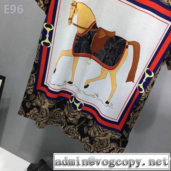 気持ちいい真夏日にぴったり 素敵なスタイルで夏の定番 HERMES エルメス 半袖Tシャツ