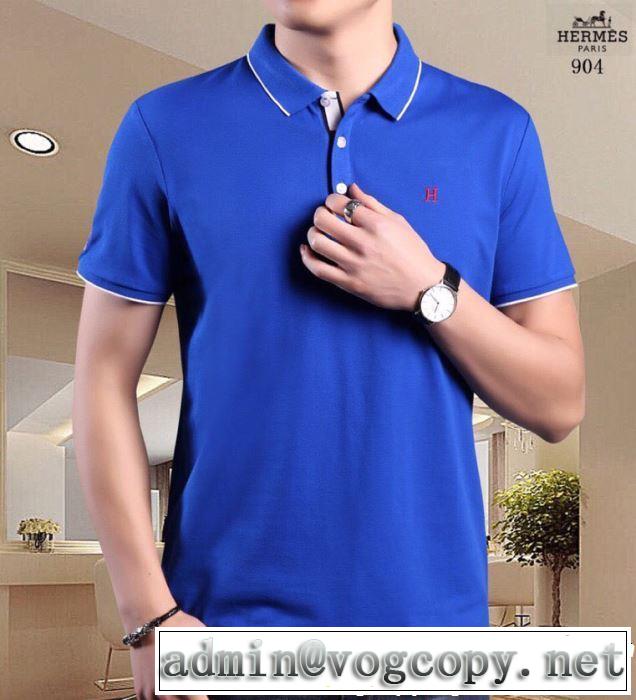 エルメス HERMES サラサラの着心地 Tシャツ/ティーシャツ 3色可選 春夏の流行り2019新品