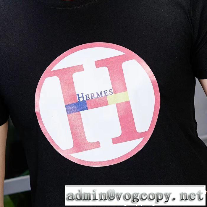 2色可選 大人の余裕が漂う エルメス HERMES 【2019春夏】最新コレクション Tシャツ/ティーシャツ