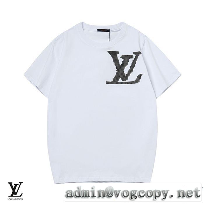 目を引く春夏トップス LOUIS VUITTON ルイ ヴィトン 半袖Tシャツ 2色可選 スタイルを綺麗に