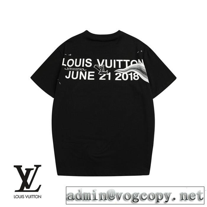 LOUIS VUITTON ルイ ヴィトン 半袖Tシャツ 3色可選 大人っぽく仕上げ 優しげ人気アイテム