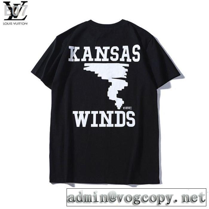 ルイ ヴィトン LOUIS VUITTON 季節感をプラス人気商品 2色可選 Tシャツ/ティーシャツ 目を引く存在感抜群