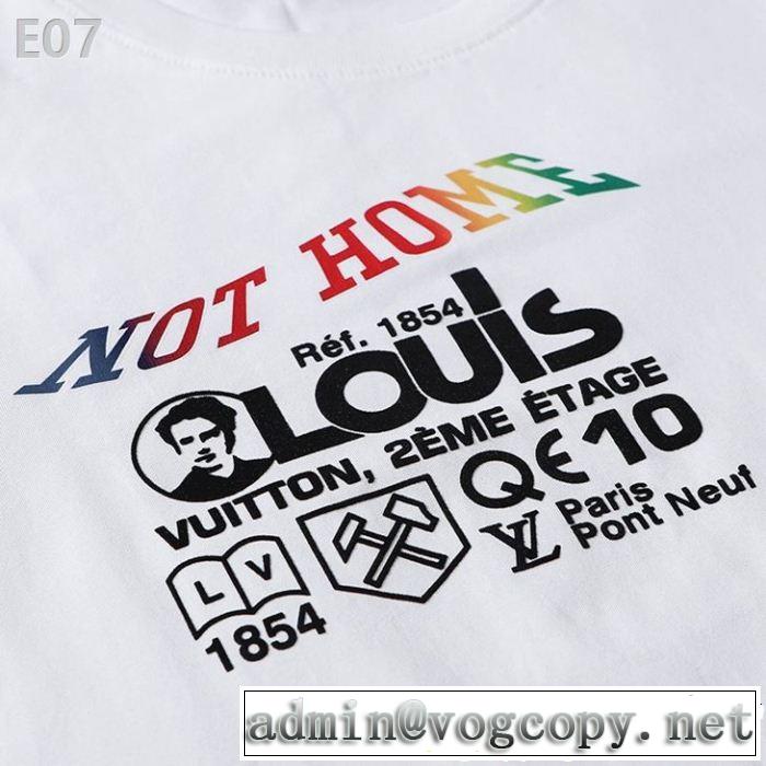 ルイ ヴィトン LOUIS VUITTON 季節感をプラス人気商品 2色可選 Tシャツ/ティーシャツ 目を引く存在感抜群