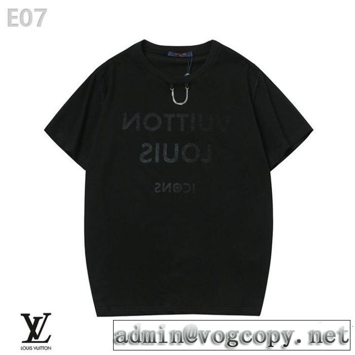  Tシャツ/ティーシャツ  切りっぱなしデザイン ルイ ヴィトン LOUIS VUITTON 3色可選 魅力的な今年らしい