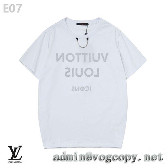 Tシャツ/ティーシャツ  切りっぱなしデザイン ルイ ヴィトン LOUIS VUITTON 3色可選 魅力的な今年らしい