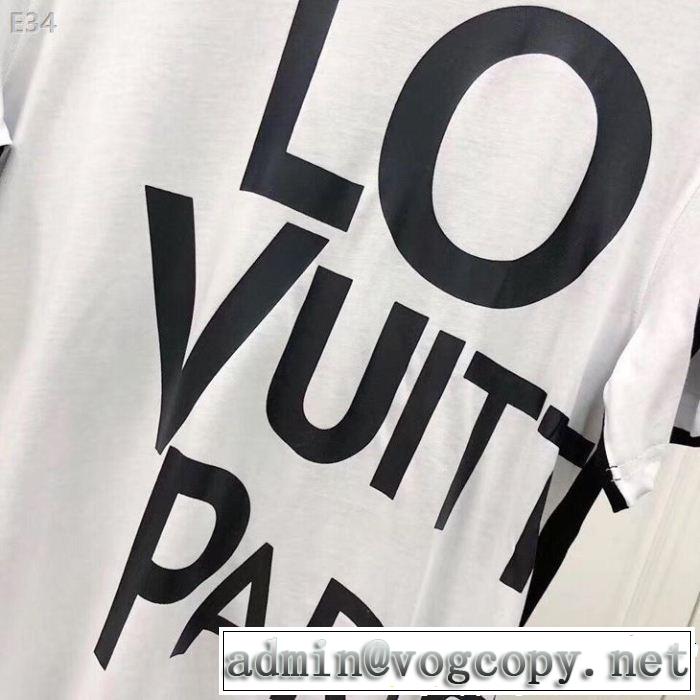 春夏らしい華やか ルイ ヴィトン LOUIS VUITTON 3色可選 Tシャツ/ティーシャツドレスアップ効果も抜群