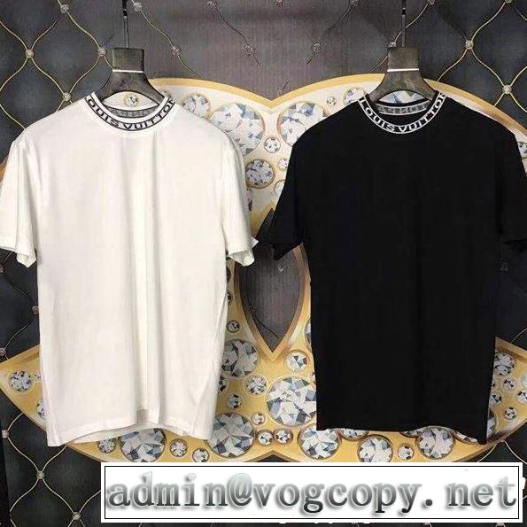  Tシャツ/ティーシャツ クラシカルな雰囲気 ルイ ヴィトン LOUIS VUITTON知的優秀アイテム  2色可選