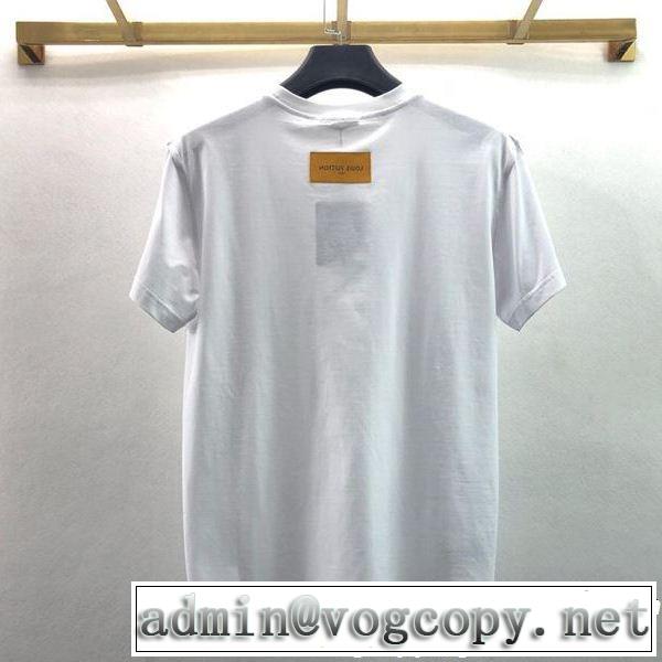 ルイ ヴィトン LOUIS VUITTON洗練されたスタイル 2色可選 Tシャツ/ティーシャツ夏の王道　適度な上品さ