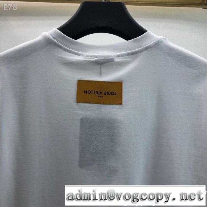 ルイ ヴィトン LOUIS VUITTON洗練されたスタイル 2色可選 Tシャツ/ティーシャツ夏の王道　適度な上品さ