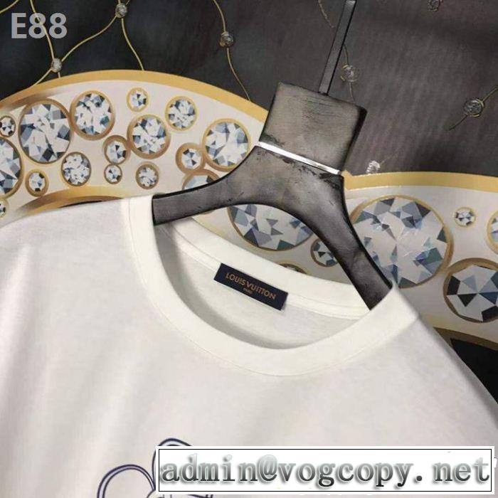 風通しのよい 2色可選 ルイ ヴィトン LOUIS VUITTON 2019年春夏流行ファッション Tシャツ/ティーシャツ