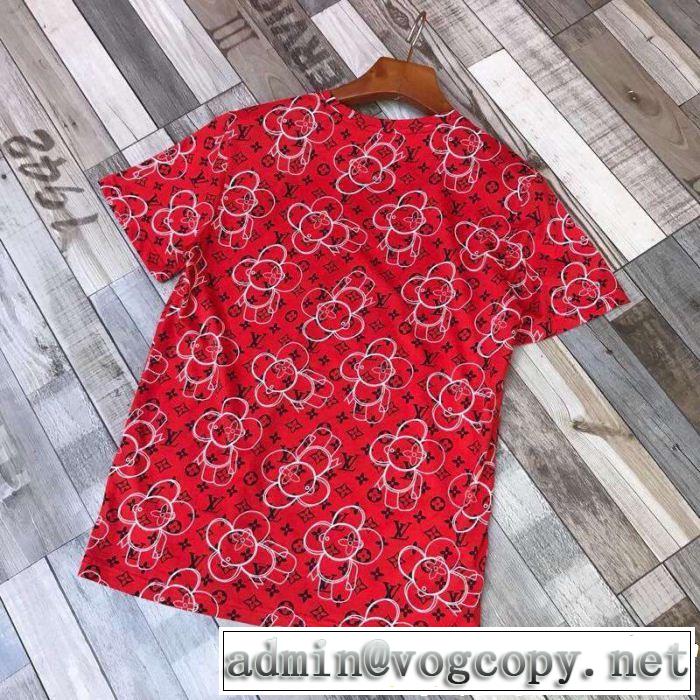 Tシャツ/ティーシャツ ルイ ヴィトン LOUIS VUITTON 大人のこなれた着こなし2色可選  抜け感のある夏着物