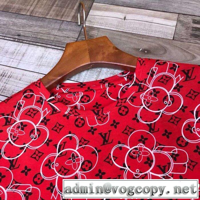 Tシャツ/ティーシャツ ルイ ヴィトン LOUIS VUITTON 大人のこなれた着こなし2色可選  抜け感のある夏着物