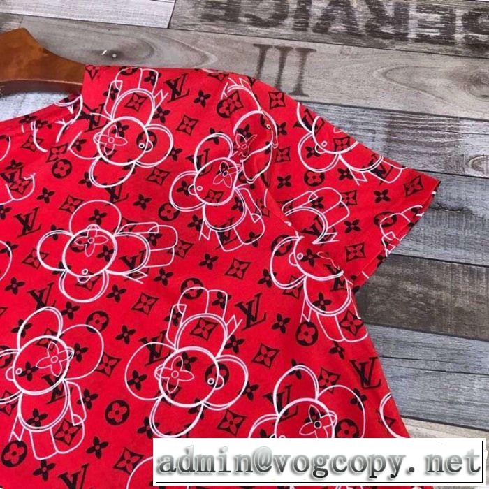 Tシャツ/ティーシャツ ルイ ヴィトン LOUIS VUITTON 大人のこなれた着こなし2色可選  抜け感のある夏着物