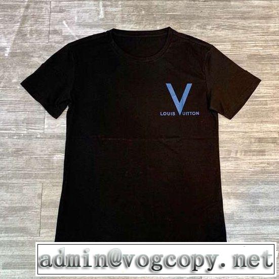 トップスをインするスタイル ルイ ヴィトンTシャツ/ティーシャツ LOUIS VUITTON 2色可選 快適な着心地