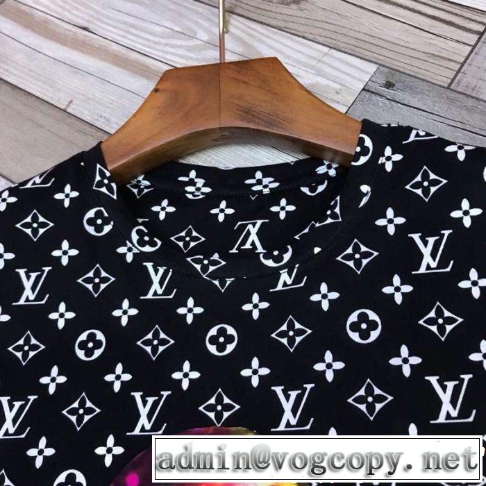大人の華やかさを演出 ルイ ヴィトン LOUIS VUITTON 今年流大人っぽさ Tシャツ/ティーシャツ