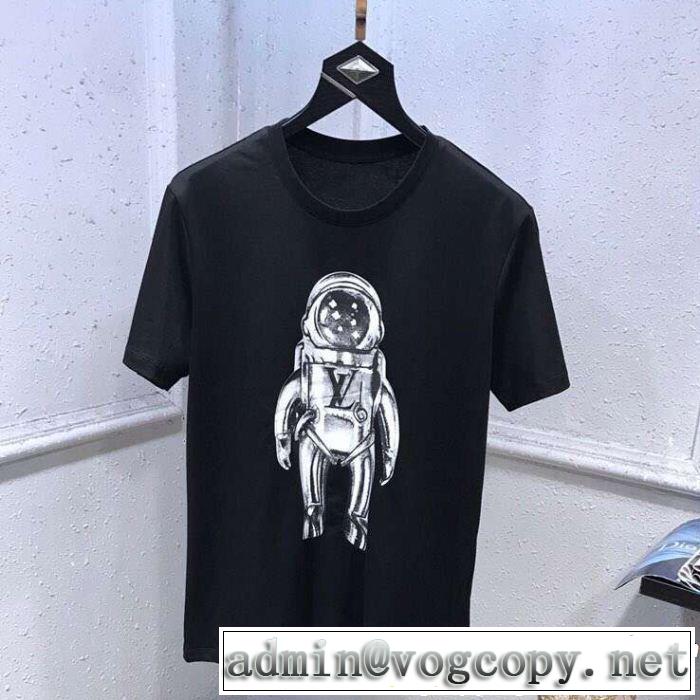  Tシャツ/ティーシャツ  大人の可愛さを引き立て ルイ ヴィトン LOUIS VUITTON 2色可選 スタイルアップ効果