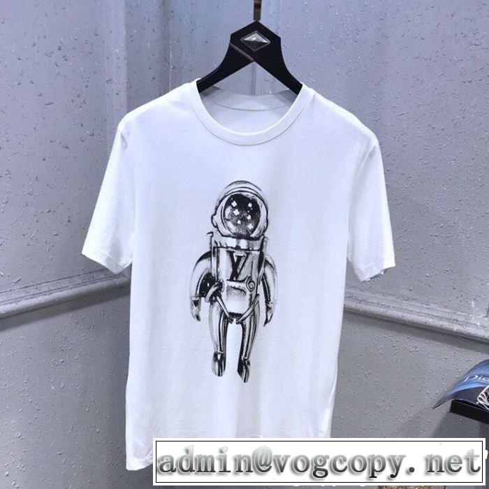 Tシャツ/ティーシャツ  大人の可愛さを引き立て ルイ ヴィトン LOUIS VUITTON 2色可選 スタイルアップ効果