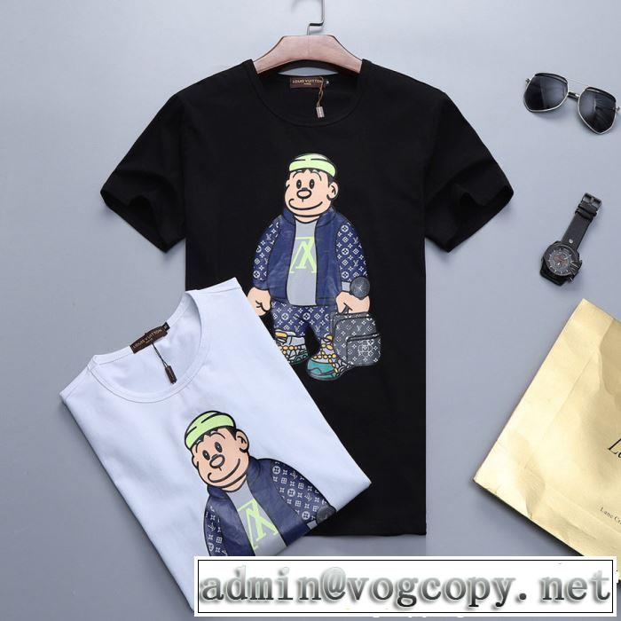  ルイ ヴィトン LOUIS VUITTON 優しげ人気アイテム  Tシャツ/ティーシャツ 2色可選 春夏の流行り2019新品 