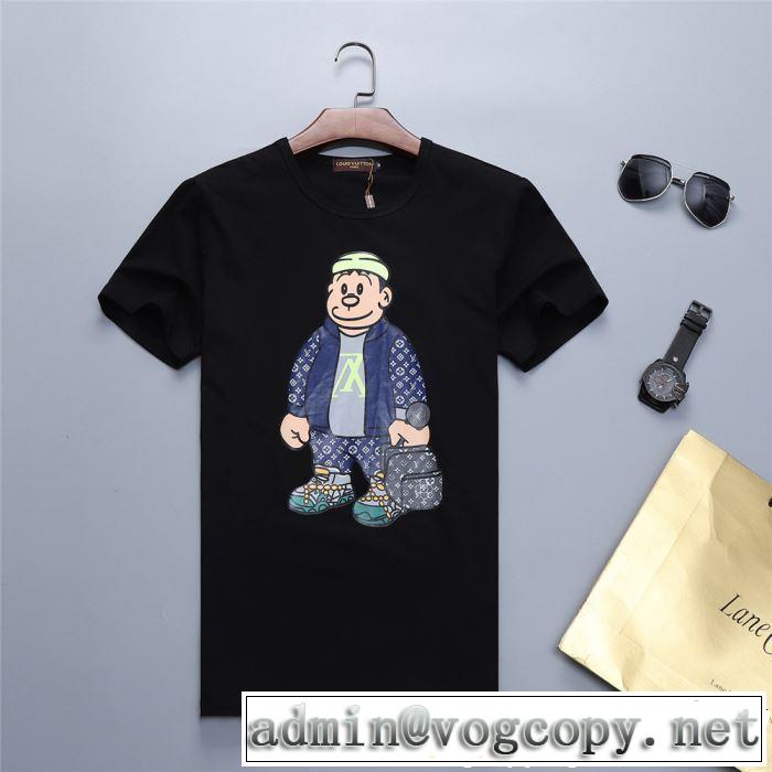 ルイ ヴィトン LOUIS VUITTON 優しげ人気アイテム  Tシャツ/ティーシャツ 2色可選 春夏の流行り2019新品