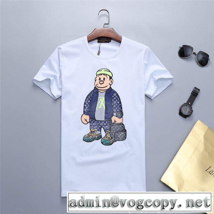 ルイ ヴィトン LOUIS VUITTON 優しげ人気アイテム  Tシャツ/ティーシャツ 2色可選 春夏の流行り2019新品