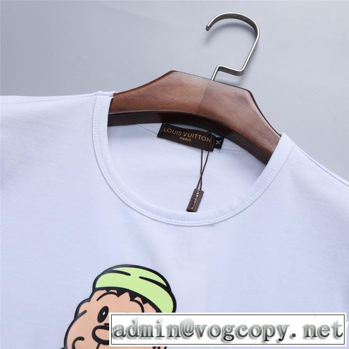 ルイ ヴィトン LOUIS VUITTON 優しげ人気アイテム  Tシャツ/ティーシャツ 2色可選 春夏の流行り2019新品
