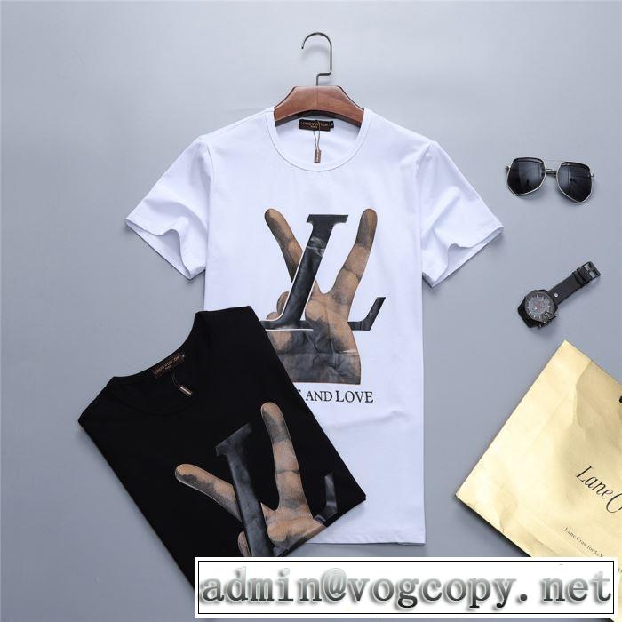  2色可選 今旬のシルエットバランス ルイ ヴィトン LOUIS VUITTON Tシャツ/ティーシャツ 2019年最新ファッション 