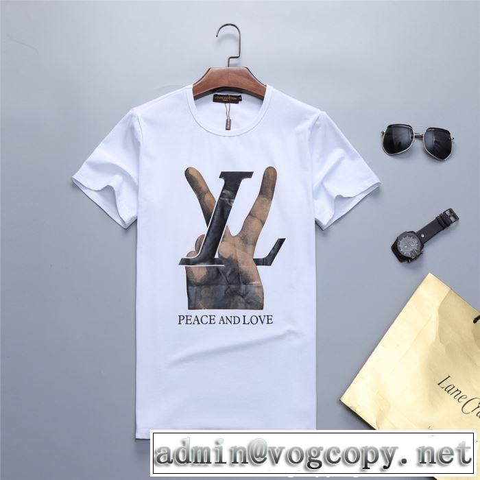 2色可選 今旬のシルエットバランス ルイ ヴィトン LOUIS VUITTON Tシャツ/ティーシャツ 2019年最新ファッション