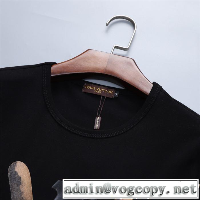 2色可選 今旬のシルエットバランス ルイ ヴィトン LOUIS VUITTON Tシャツ/ティーシャツ 2019年最新ファッション