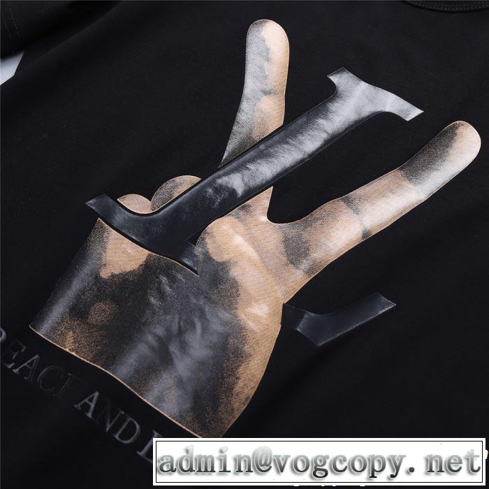 2色可選 今旬のシルエットバランス ルイ ヴィトン LOUIS VUITTON Tシャツ/ティーシャツ 2019年最新ファッション