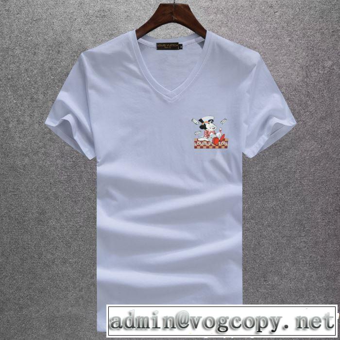 LOUIS VUITTON おすすめ大人かわいい着こなし ルイ ヴィトン2019年の夏のマスト  Tシャツ/ティーシャツ 3色可選
