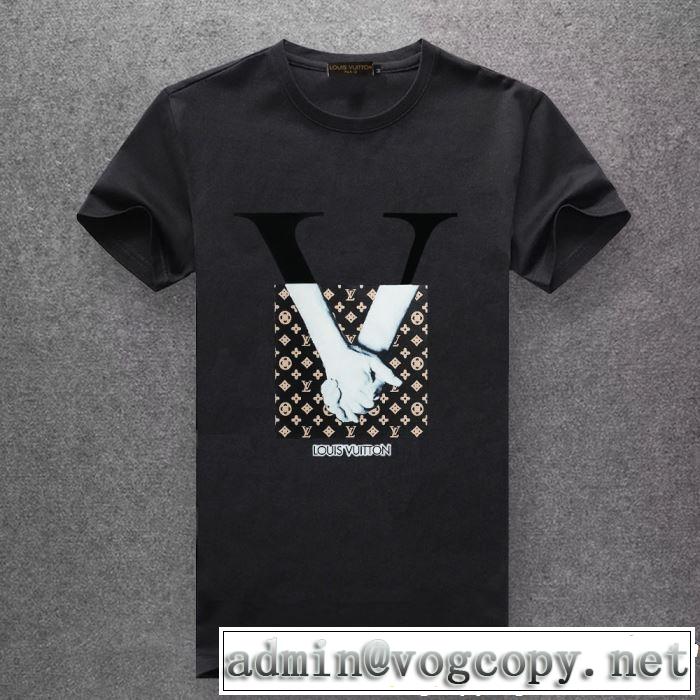 多色可選 夏の大人カジュアルスタイル ルイ ヴィトン 2019春夏も引き続き人気セール LOUIS VUITTON Tシャツ/ティーシャツ