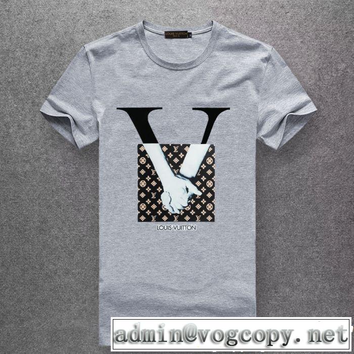 多色可選 夏の大人カジュアルスタイル ルイ ヴィトン 2019春夏も引き続き人気セール LOUIS VUITTON Tシャツ/ティーシャツ