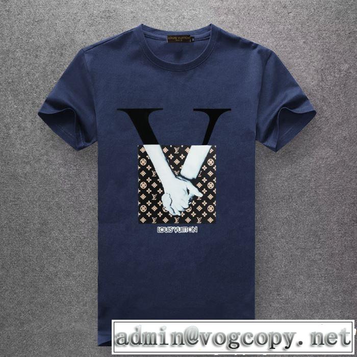 多色可選 夏の大人カジュアルスタイル ルイ ヴィトン 2019春夏も引き続き人気セール LOUIS VUITTON Tシャツ/ティーシャツ
