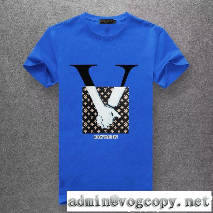 多色可選 夏の大人カジュアルスタイル ルイ ヴィトン 2019春夏も引き続き人気セール LOUIS VUITTON Tシャツ/ティーシャツ