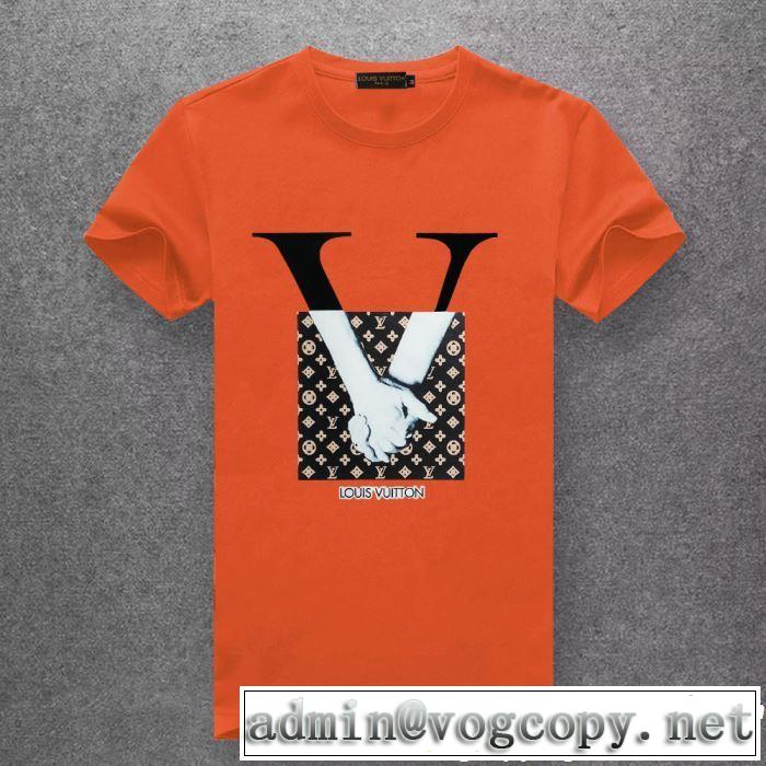多色可選 夏の大人カジュアルスタイル ルイ ヴィトン 2019春夏も引き続き人気セール LOUIS VUITTON Tシャツ/ティーシャツ