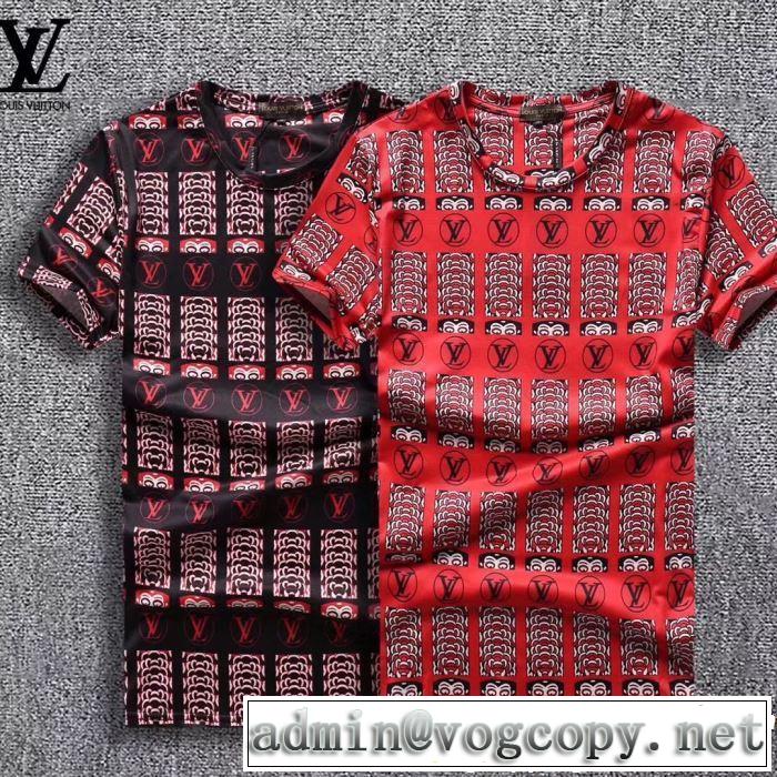  ルイ ヴィトン LOUIS VUITTON シンプルながら切れ味のいい Tシャツ/ティーシャツ 2色可選 清涼感とカジュアルスタイル 