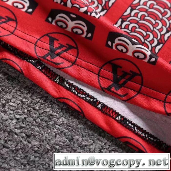 ルイ ヴィトン LOUIS VUITTON シンプルながら切れ味のいい Tシャツ/ティーシャツ 2色可選 清涼感とカジュアルスタイル