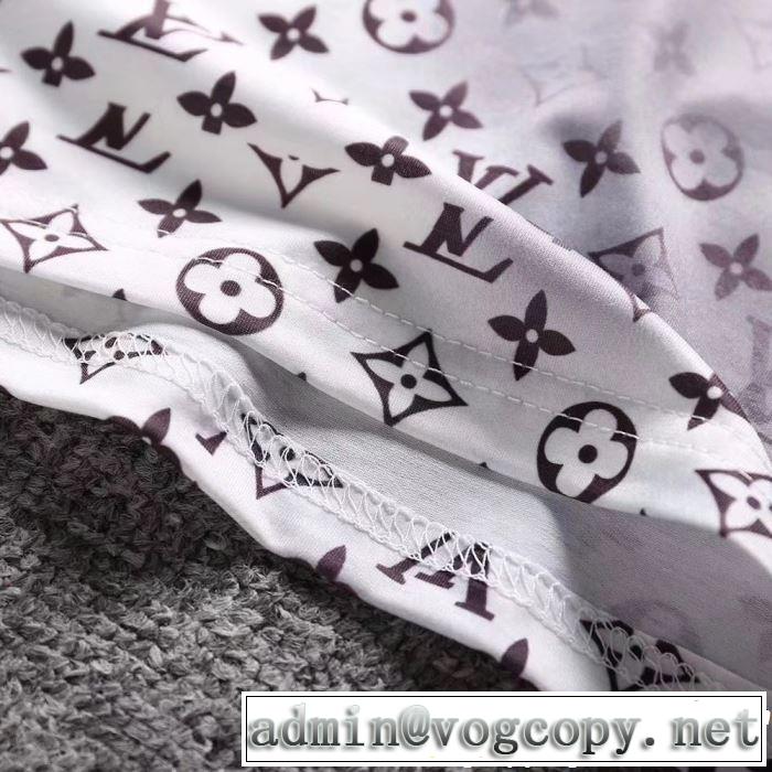 2019春夏は人気定番 ルイ ヴィトン LOUIS VUITTONきちんと感が抜群  Tシャツ/ティーシャツ 2色可選