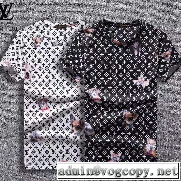  Tシャツ/ティーシャツ 2色可選 ルイ ヴィトン 2019年春夏流行ファッション LOUIS VUITTON 知的優秀アイテム 