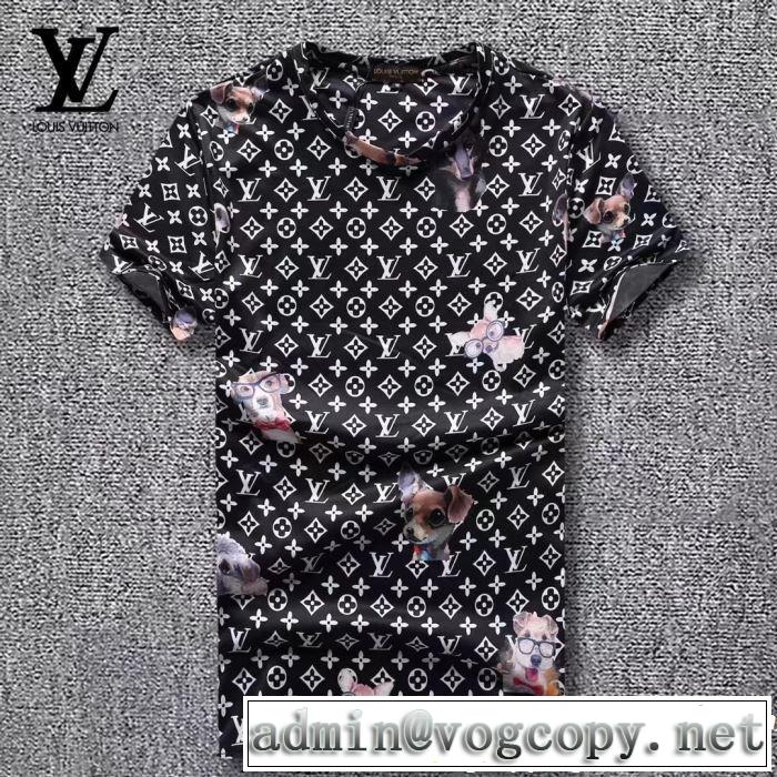 Tシャツ/ティーシャツ 2色可選 ルイ ヴィトン 2019年春夏流行ファッション LOUIS VUITTON 知的優秀アイテム