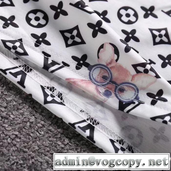 Tシャツ/ティーシャツ 2色可選 ルイ ヴィトン 2019年春夏流行ファッション LOUIS VUITTON 知的優秀アイテム