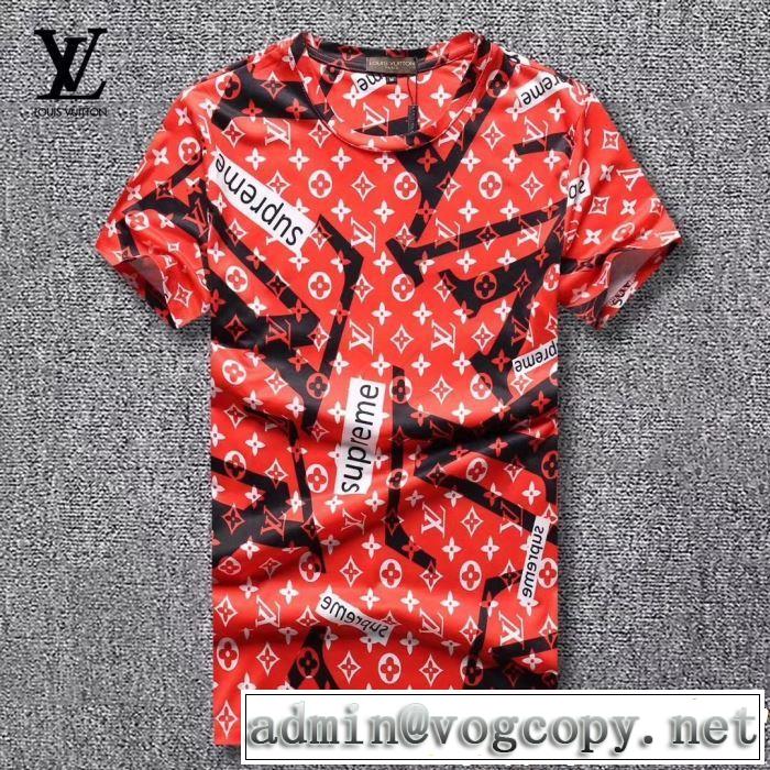  新しい斬新なスタイル ルイ ヴィトン LOUIS VUITTON Tシャツ/ティーシャツ 3色可選 定番のスタイル春夏限定 