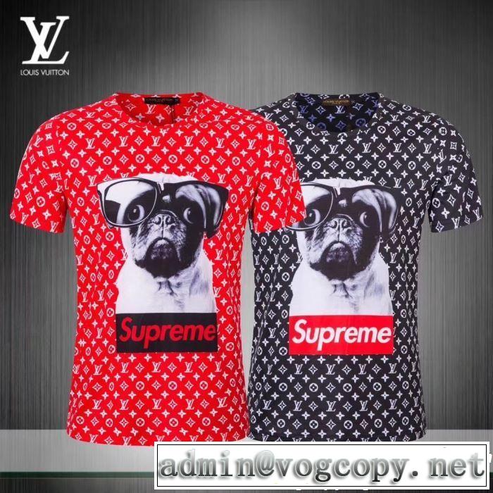  2色可選 オシャレ上級者に ルイ ヴィトン LOUIS VUITTON Tシャツ/ティーシャツ  2019夏ファション新品 