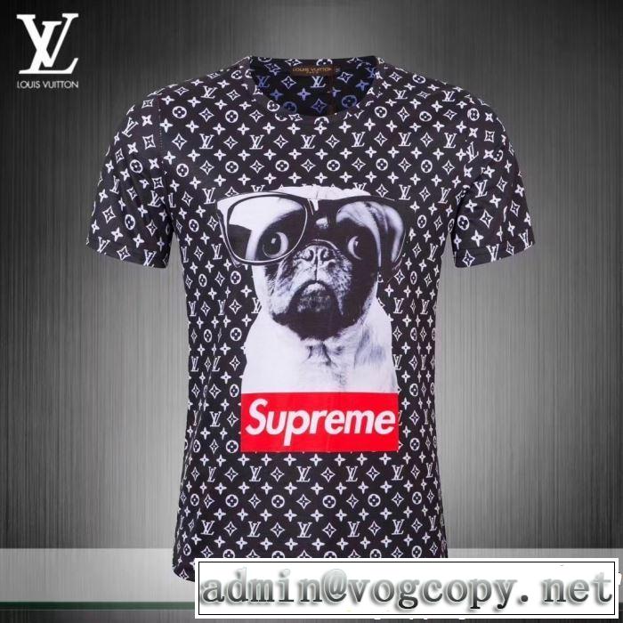 2色可選 オシャレ上級者に ルイ ヴィトン LOUIS VUITTON Tシャツ/ティーシャツ  2019夏ファション新品