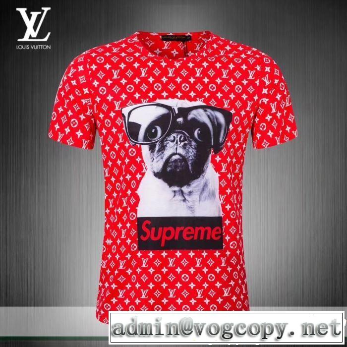 2色可選 オシャレ上級者に ルイ ヴィトン LOUIS VUITTON Tシャツ/ティーシャツ  2019夏ファション新品