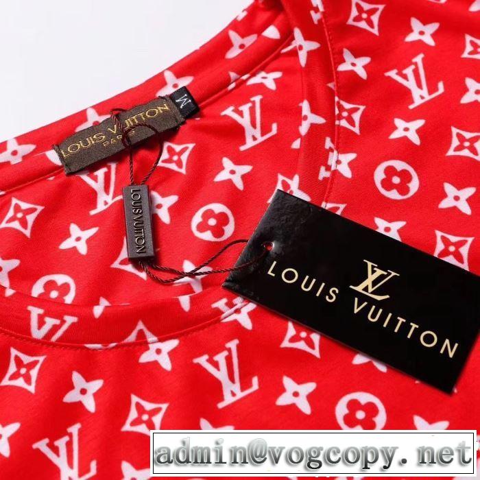 2色可選 オシャレ上級者に ルイ ヴィトン LOUIS VUITTON Tシャツ/ティーシャツ  2019夏ファション新品