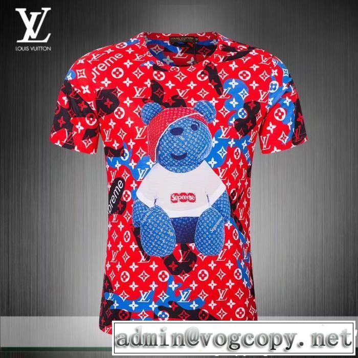 今季流行りの人気新作 ルイ ヴィトン LOUIS VUITTON Tシャツ/ティーシャツ 2色可選 2019年夏の一押しファッションアイテム