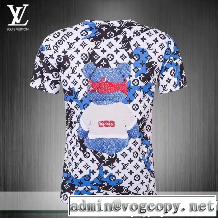 今季流行りの人気新作 ルイ ヴィトン LOUIS VUITTON Tシャツ/ティーシャツ 2色可選 2019年夏の一押しファッションアイテム
